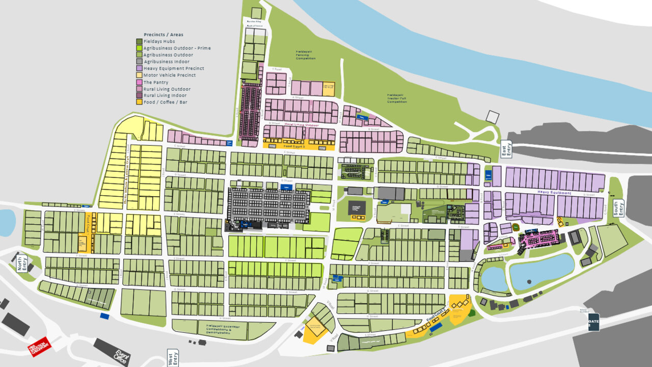 Fieldays site map
